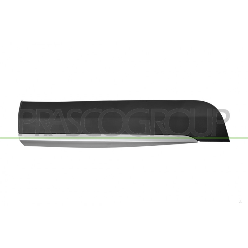 Moulure De Porte Arriere Droite-Noire-Structuree-Avec Profil Chromé-Avec Biadhes Moulure De Porte Arriere Droite-Noire-Structuree-Avec Profil Chromé-Avec Biadhes