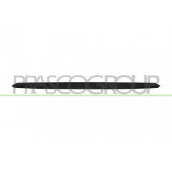 Moulure De Grille De Calandre-Central-Noire-Structuree