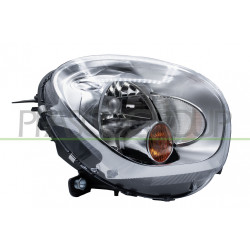 Phare côté passager H4 Electrique avec Moteur-Feu Orange