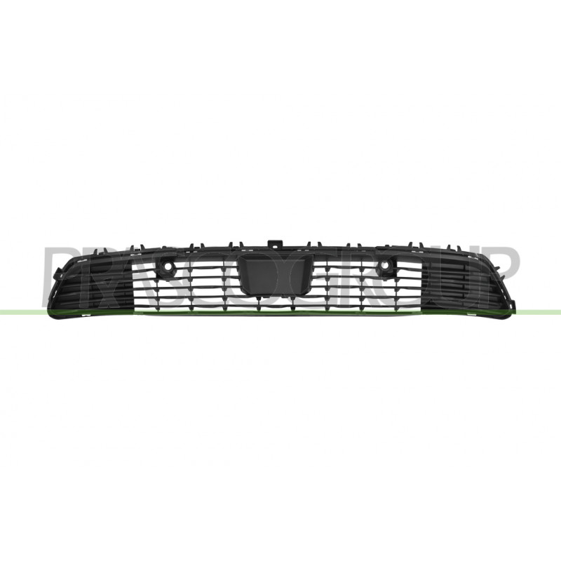 Grille Centrale De Pare-Chocs-Avant-Inferieure-Noire Grille Centrale De Pare-Chocs-Avant-Inferieure-Noire