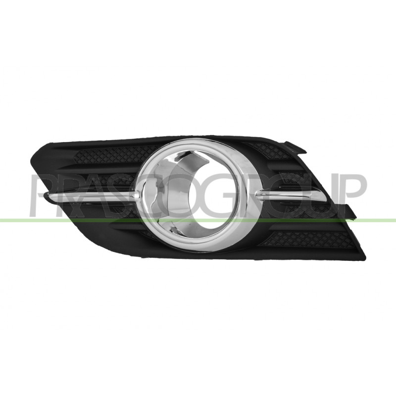 Grille Gauche De Pare-Chocs-Avant-Noire-Avec Siege Antibrouillard-Avec Moulure C Grille Gauche De Pare-Chocs-Avant-Noire-Avec Siege Antibrouillard-Avec Moulure C