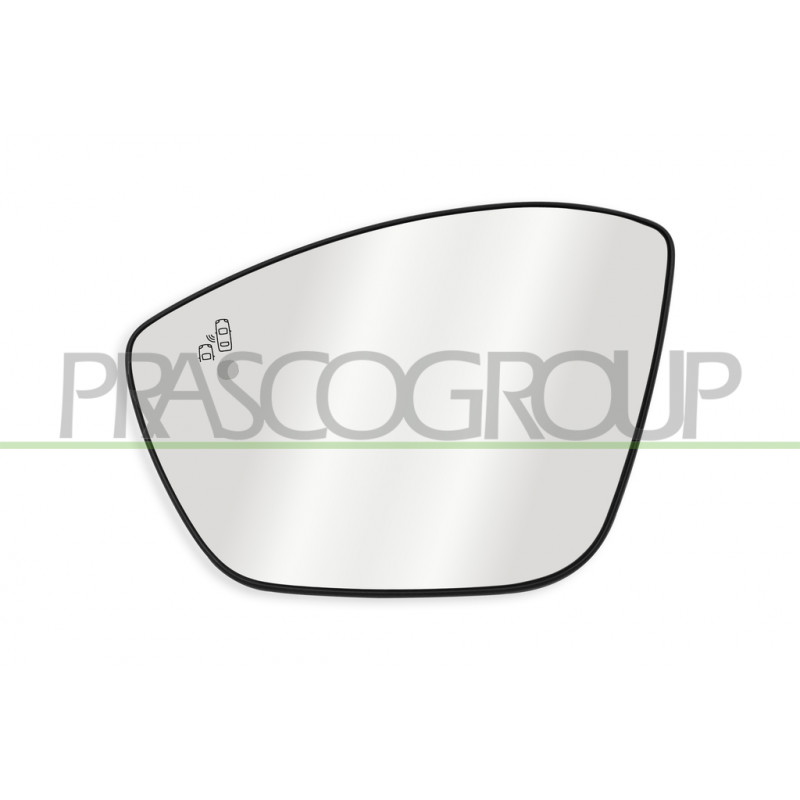 Verre De Retroviseur Gauche-Chauffant-Avec Blis-Convex Verre De Retroviseur Gauche-Chauffant-Avec Blis-Convex