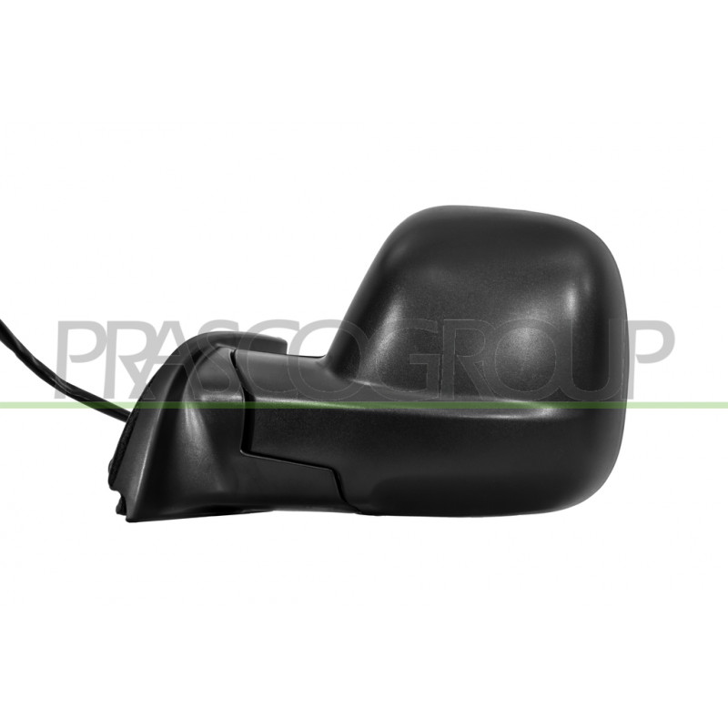 Retroviseur Gauche-Electrique-Noir-Chauffant-Rabattable-Convexe-Chrome'-7 Broche Retroviseur Gauche-Electrique-Noir-Chauffant-Rabattable-Convexe-Chrome'-7 Broche