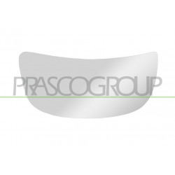 Verre De Retroviseur Inferieur Gauche-Avec Visuel D'Angle Mort-Convex/Chrome'