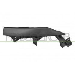 Moulure Droite De Grille De Pare-Chocs Avant-Superieure-Noire-Surface Lisse Pret