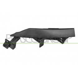 Moulure Gauche De Grille De Pare-Chocs Avant-Superieure-Noire-Surface Lisse Pret