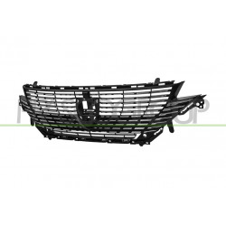 Grille De Calandre-Noire-Structuré-Avec Bords Chromes