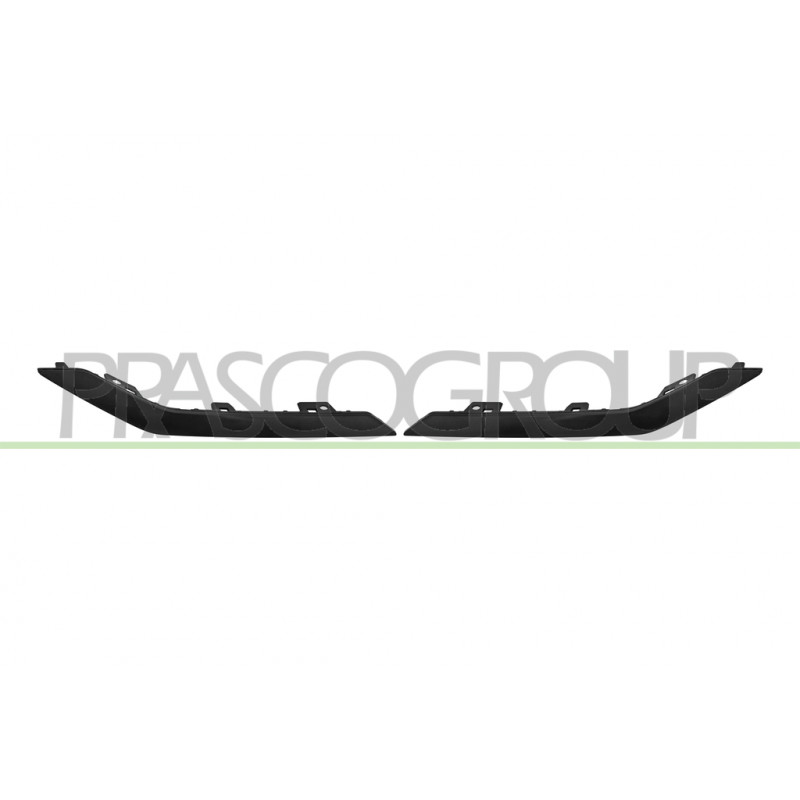 Jeu De Moulure De Spoiler De Pare-Chocs Arriere-Noires-(Droit+Gauche) Jeu De Moulure De Spoiler De Pare-Chocs Arriere-Noires-(Droit+Gauche)