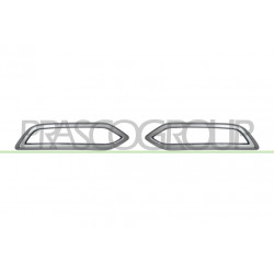 Jeu de Bandeau Chrome' de Spoiler de Pare-Chocs arrière Mod. 4 Portes (côté pass