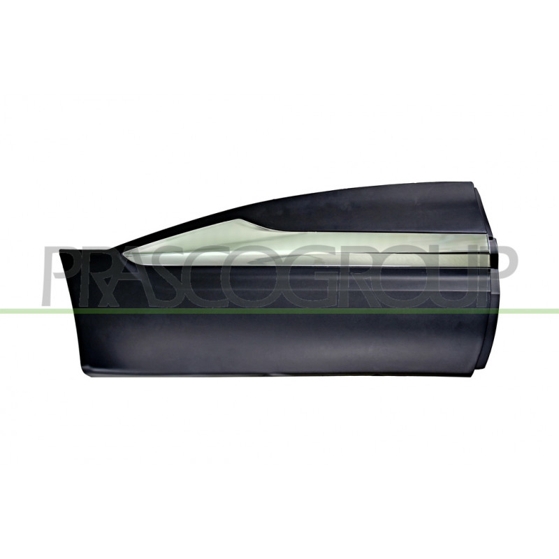 Bandeau de Porte arrière côté passager-Noir Structure'-avec Moulure Chromee Bandeau de Porte arrière côté passager-Noir Structure'-avec Moulure Chromee