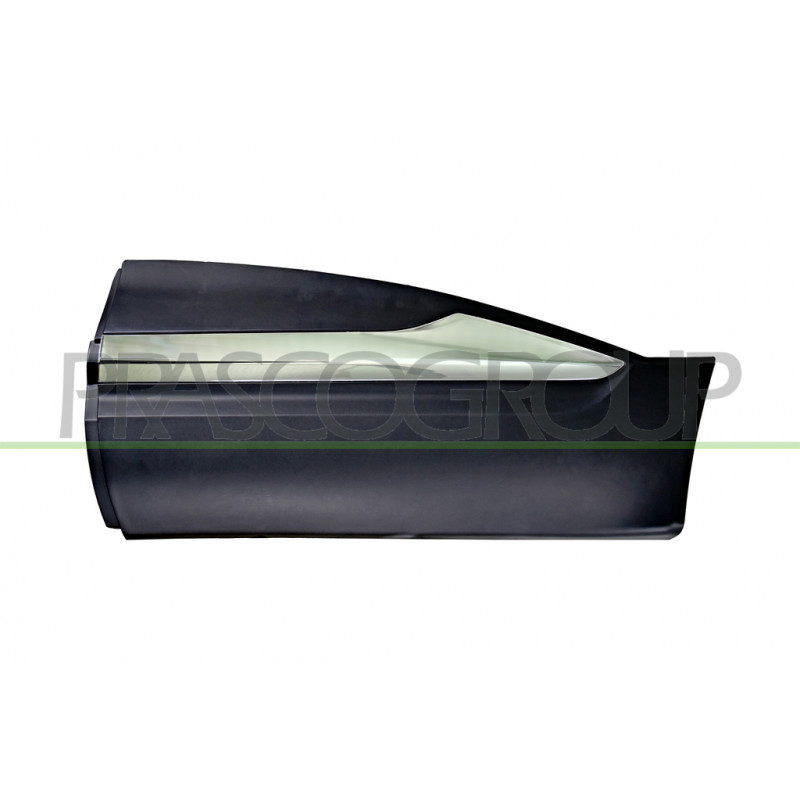 Bandeau de Porte arrière côté chauffeur-Noir Structure'-avec Moulure Chromee Bandeau de Porte arrière côté chauffeur-Noir Structure'-avec Moulure Chromee