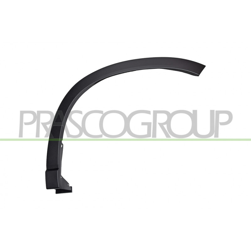 Extension d'Aile avant côté passager-Noire-Structuree-avec Clips-avec Biadhesif Extension d'Aile avant côté passager-Noire-Structuree-avec Clips-avec Biadhesif