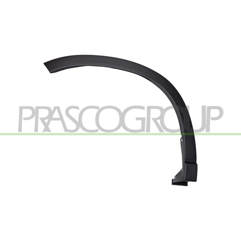 Extension d'Aile avant côté chauffeur-Noire-Structuree-avec Clips-avec Biadhesif Extension d'Aile avant côté chauffeur-Noire-Structuree-avec Clips-avec Biadhesif