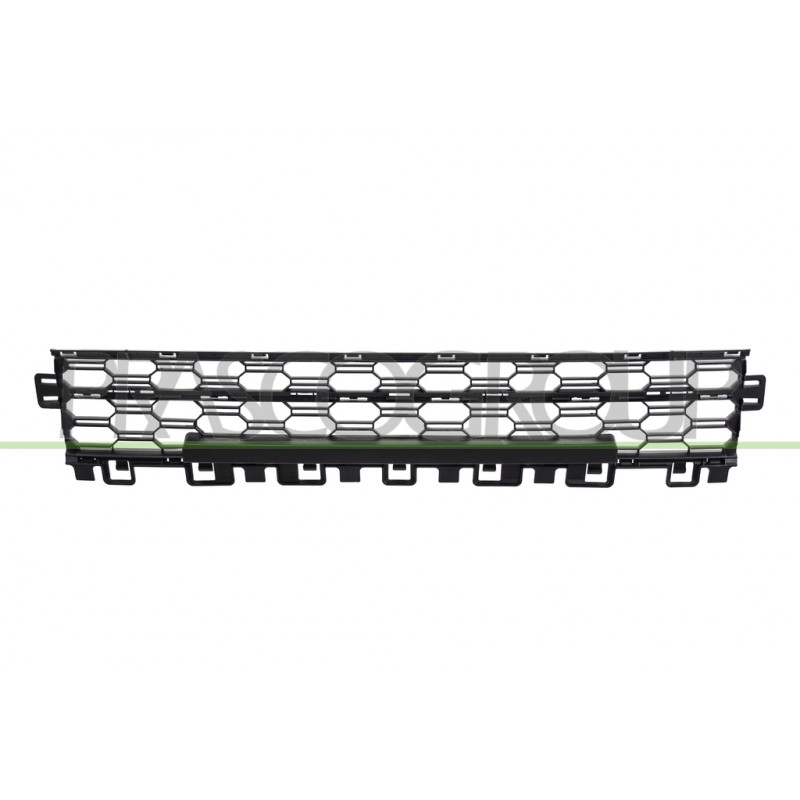 Grille Centrale De Pare-Chocs-Avant-Noire-Avec Trous Radar Grille Centrale De Pare-Chocs-Avant-Noire-Avec Trous Radar