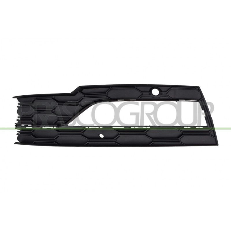 Grille Gauche De Pare-Chocs-Avant-Noire-Avec Sieges Antibrouillard-Avec Trous Ra Grille Gauche De Pare-Chocs-Avant-Noire-Avec Sieges Antibrouillard-Avec Trous Ra