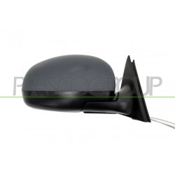 Retroviseur Droit-A Cable-Noir-Avec Feu-Convexe-2 Broches