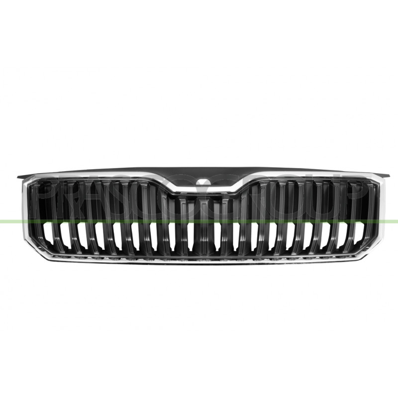 Grille Calandre-Noire avec Cadre Chrome' Grille Calandre-Noire avec Cadre Chrome'