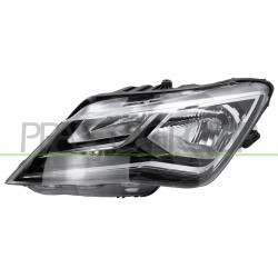 Phare côté chauffeur H7 Electrique avec Moteur-Noir