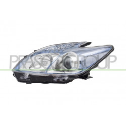 Phare Gauche H11+Hb3 Electrique Avec Moteur-Avec Cadre Interieur Bleu Mod. Plug