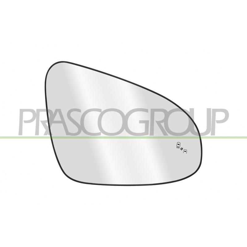Verre De Retroviseur Droit-Chauffant-Avec Blis-Convex Verre De Retroviseur Droit-Chauffant-Avec Blis-Convex