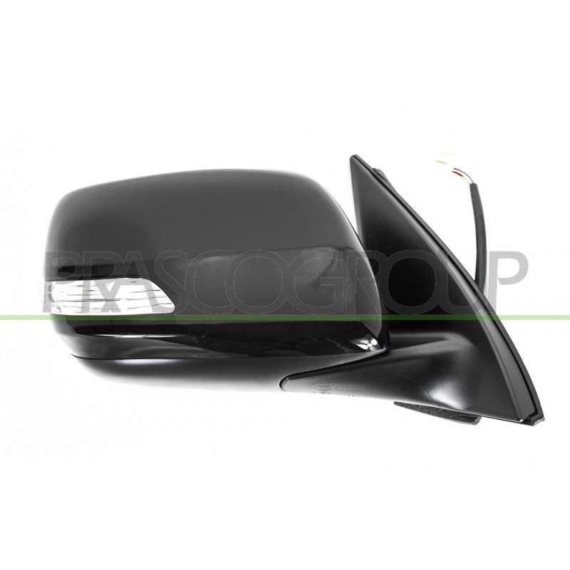 Retroviseur Droit Electrique-Noir-Avec Feu-Convexe/Chrome' Retroviseur Droit Electrique-Noir-Avec Feu-Convexe/Chrome'