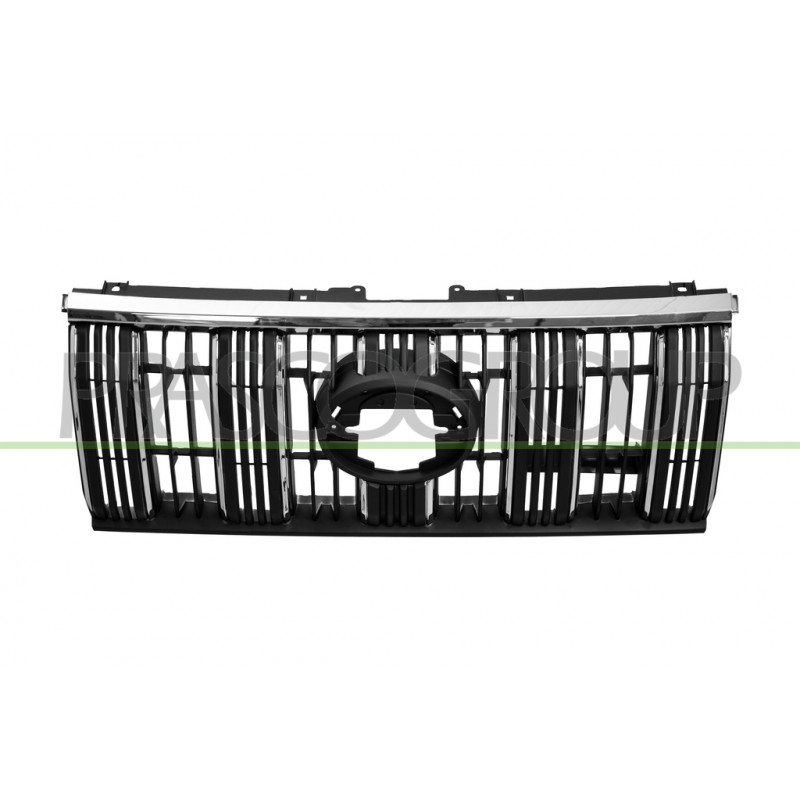 Grille De Calandre-Noire-Avec Moulure Chromee Grille De Calandre-Noire-Avec Moulure Chromee