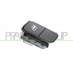 INTERRUPTEUR LEVE-VITRE NOIR-PORTE AVANT GAUCHE-PORTE ARRIERE GAUCHE-4 BROCHES
