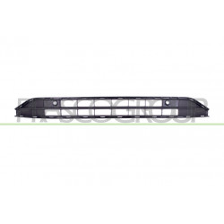 Grille Centrale De Pare-Chocs Avant-Noire Avec Trous Radar+Supports