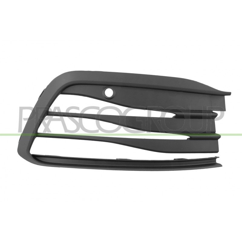 Grille Droite Noire De Pare-Chocs-Avec Trous Radar+Supports Grille Droite Noire De Pare-Chocs-Avec Trous Radar+Supports