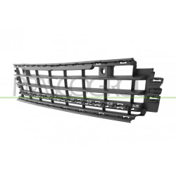Grille Centrale De Pare-Chocs Avant-Noire Avec Trous Radar+Supports