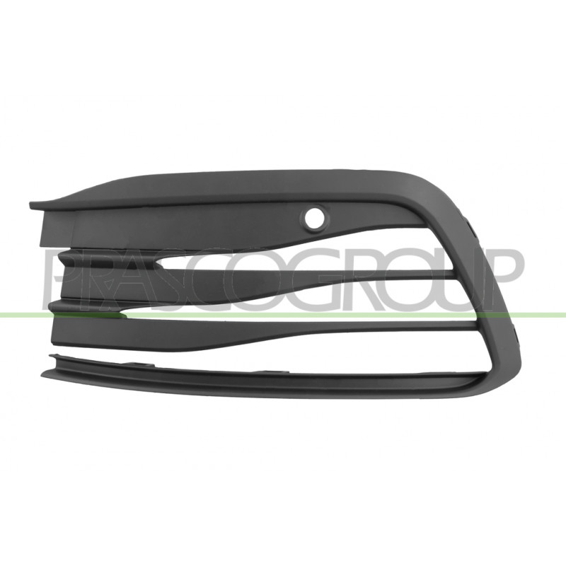 Grille Gauche Noire De Pare-Chocs-Avec Trous Radar+Support Grille Gauche Noire De Pare-Chocs-Avec Trous Radar+Support