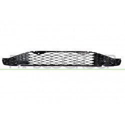 Grille Centrale De Pare-Chocs-Avant-Noire-Brillant-Avec Trous Capteurs+Support