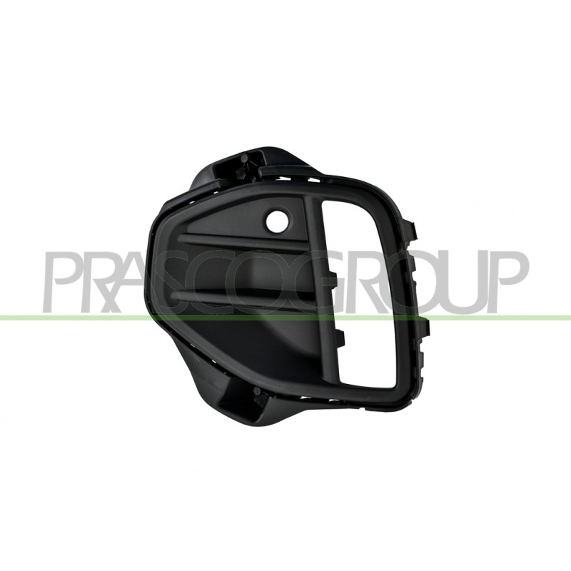 Grille Gauche De Pare-Chocs-Avant-Noire-Avec Trous Radar+Support Grille Gauche De Pare-Chocs-Avant-Noire-Avec Trous Radar+Support