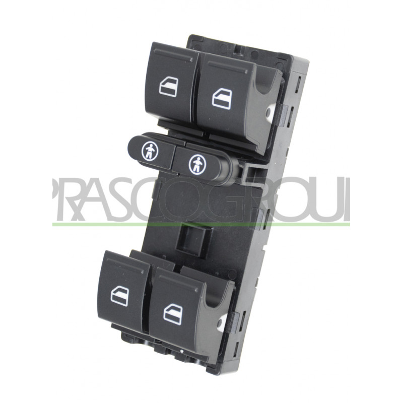 PANNEAU A BOUTON-POUSSOIR NOIR-4 INTERRUPTEURS-LEVE VITRE-PORTE AVANT GAUCHE-10 PANNEAU A BOUTON-POUSSOIR NOIR-4 INTERRUPTEURS-LEVE VITRE-PORTE AVANT GAUCHE-10