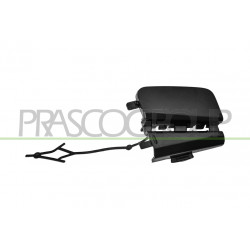 Cache Crochet De Remorquage De Pare-Chocs Avant-Noir-Surface Lisse Prete A Peind