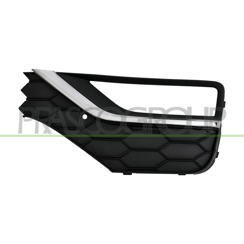 Grille côté chauffeur de Pare-Chocs-Avant-Noire-avec Siege Antibrouillard-avec M Grille côté chauffeur de Pare-Chocs-Avant-Noire-avec Siege Antibrouillard-avec M