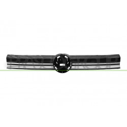 Grille de Calandre-Noire-Brillant-avec Moulure Chromee