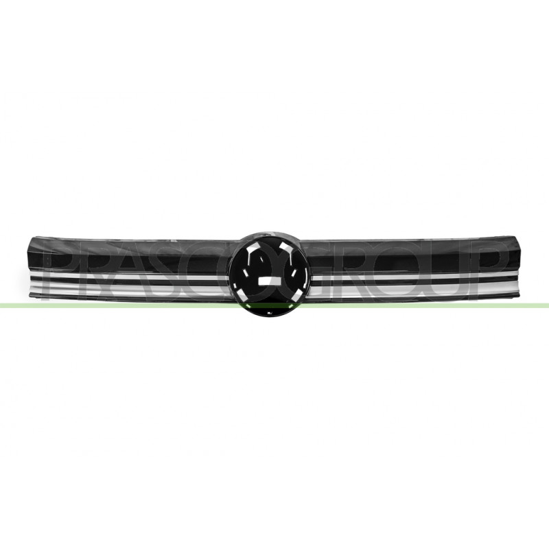 Grille de Calandre-Noire-Brillant-avec Moulure Chromee Grille de Calandre-Noire-Brillant-avec Moulure Chromee