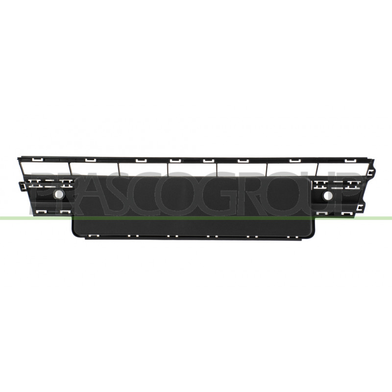 Grille Centrale De Pare-Chocs Avant-Noire Avec Trous Radar+Supports Grille Centrale De Pare-Chocs Avant-Noire Avec Trous Radar+Supports