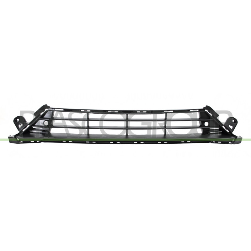 Grille Centrale de Pare-Chocs-Noire Grille Centrale de Pare-Chocs-Noire