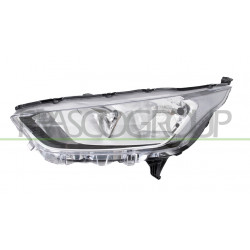 Phare Gauche H7+H15-Electrique-Avec Moteur-Chrome'-Montage Valeo