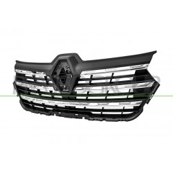 Grille de Calandre-Noire-Structure'-avec 5 Moulures Chromees