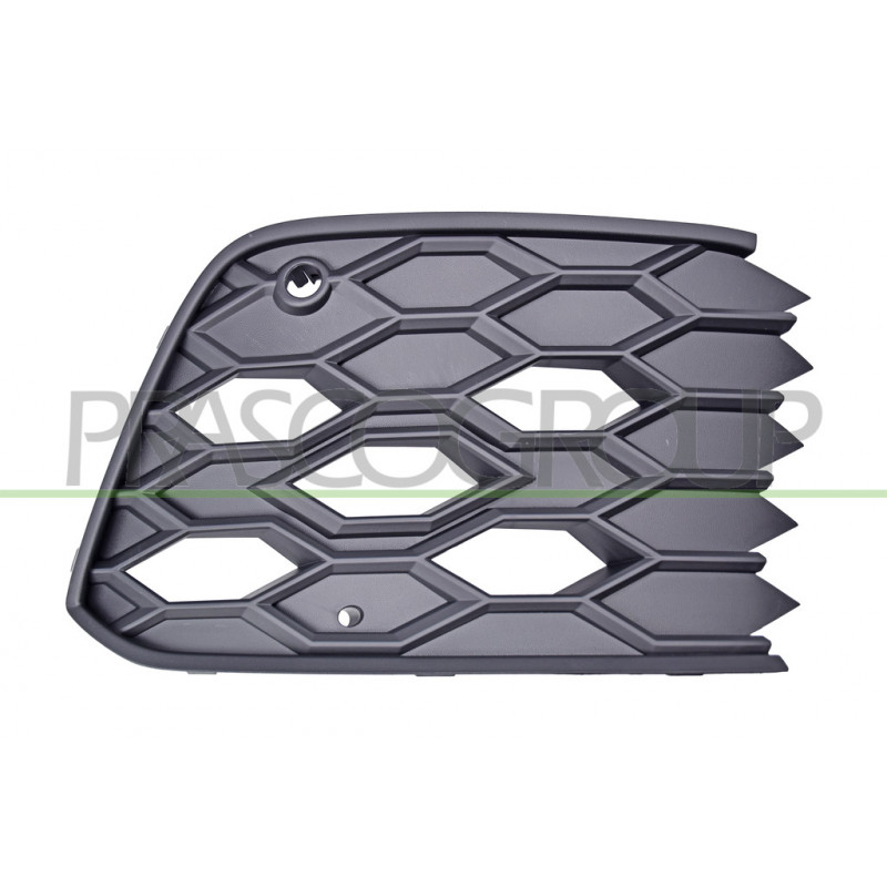 Grille côté passager de Pare-Chocs-Avant-Noire-avec Sieges Antibrouillard-avec T Grille côté passager de Pare-Chocs-Avant-Noire-avec Sieges Antibrouillard-avec T