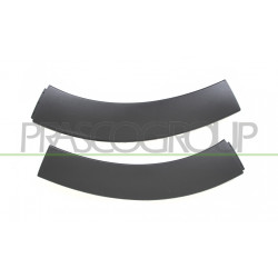 Jeu d'Enjoliveurs d'Aile Avant- Partie Avant-Noire Structure'-avec Enpreints pou