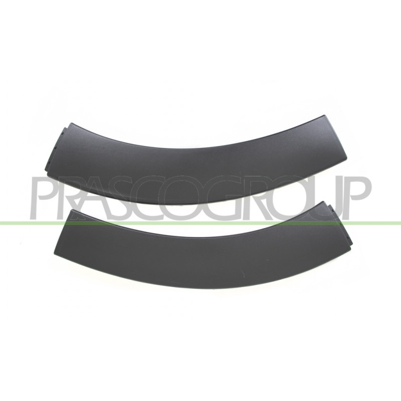 Jeu d'Enjoliveurs d'Aile Avant- Partie Avant-Noire Structure'-avec Enpreints pou