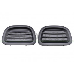 Jeu de Grille de Pare-Chocs avant Noir-Sans Sieges Antibrouillard (côté passager