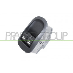 Panneau à bouton|poussoir noir