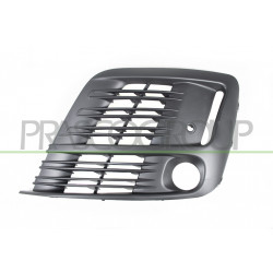 Rejilla Izquierda Parachoques-Negra-Con Agujeros Sensores