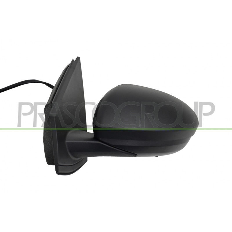 Retroviseur Gauche-Electrique-Noir-Chauffant-Convexe-5 Broches