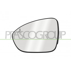 Verre De Retroviseur Gauche-Chauffant-Avec Blis-Convex-2 Broches